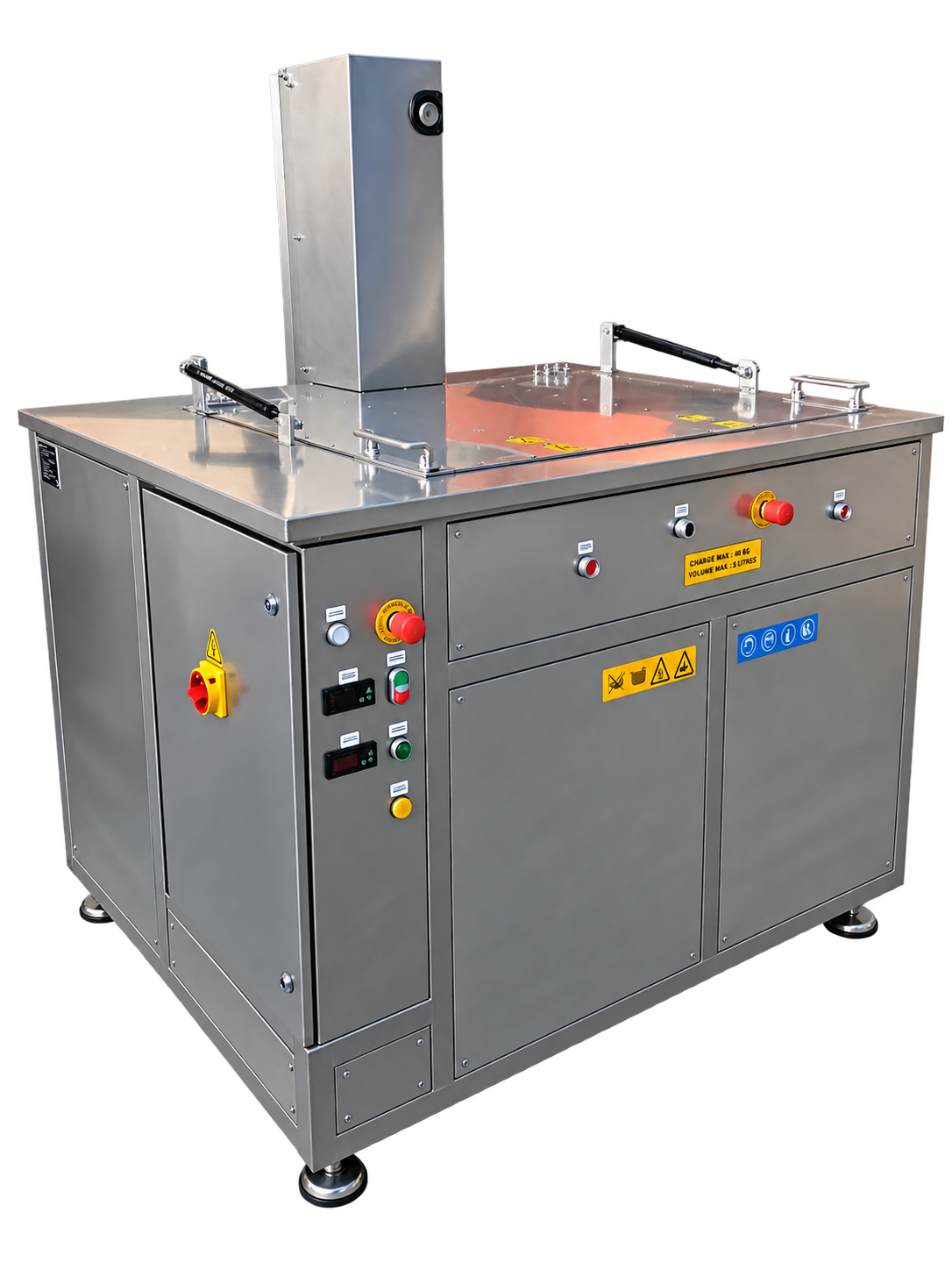 Machine AEROSEC de nettoyage industriel en inox