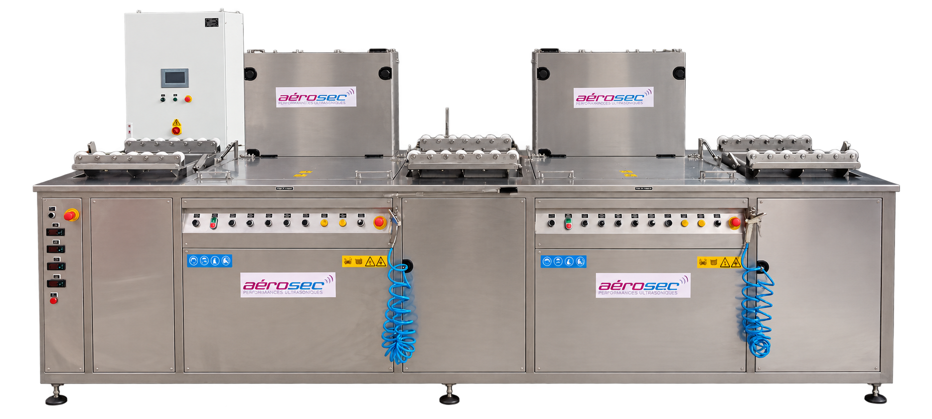 Ligne AEROSEC de nettoyage industriel multi-bains